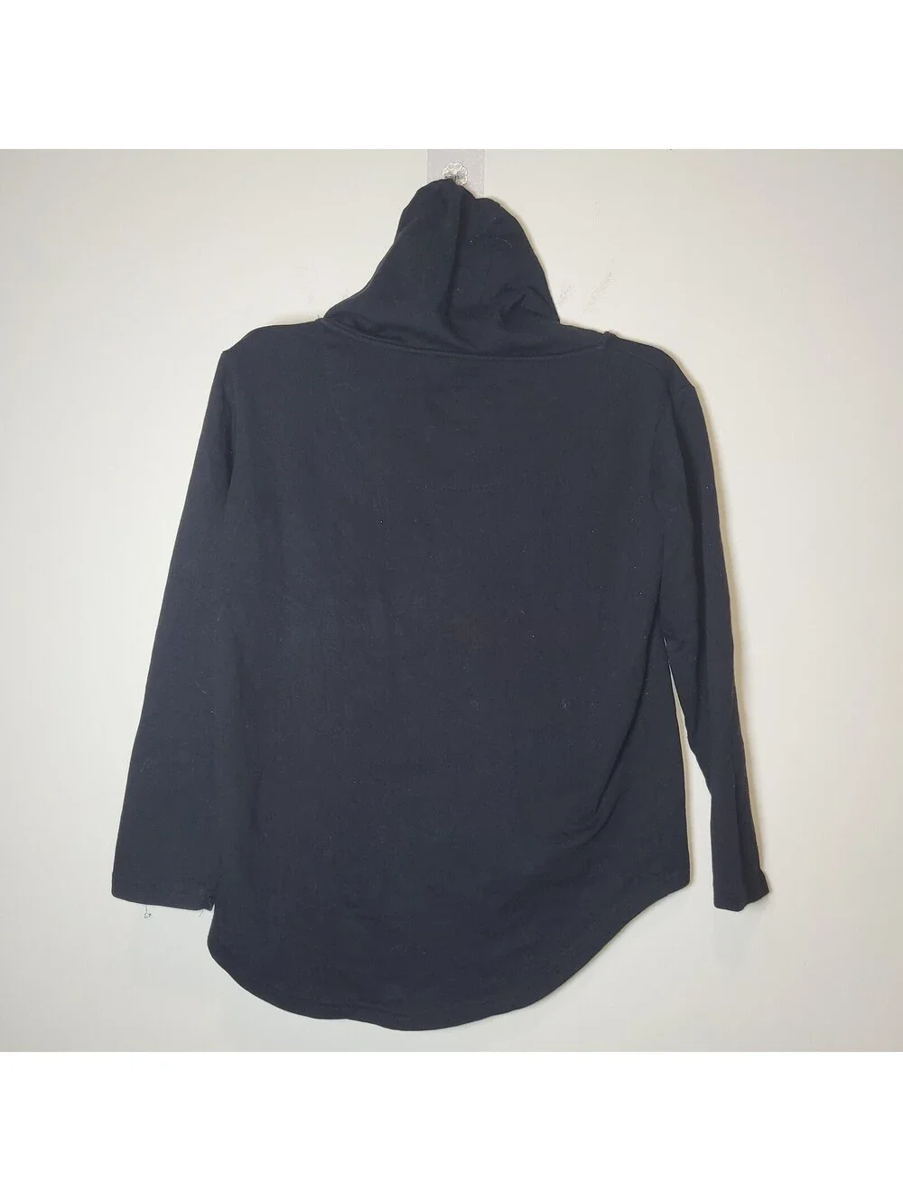 Universal Studios Women's Black Sequin Hooded Sweatshirt Pullover Top Size S